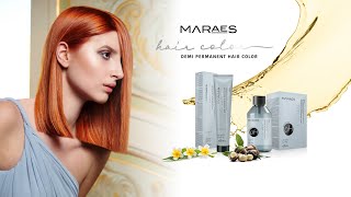 MARAES DEMI PERMANENT HAIR COLOR  Dual demi permanent coloring system [upl. by Anaela]