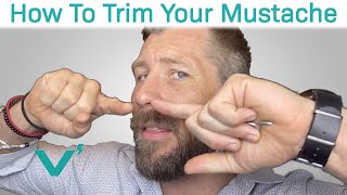 How To Trim Your Mustache The RIGHT Way [upl. by Lacagnia]