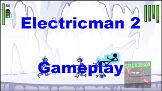 Electric Man 2  Stickman Gameplay [upl. by Amik514]