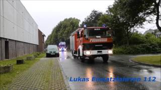 Feuer an Schulgebäude Einsatzfahrten Freiwillige Feuerwehr Barmstedt [upl. by Meyer782]