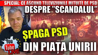 LIVE Scandalul de la Unirii Ce ascund televiziunile despre acțiunea lui Nicușor Dan Șpaga PSD [upl. by Devonna735]