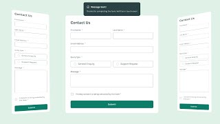 CONTACT FORM  FRONTEND MENTOR CHALLENGE [upl. by Reni]