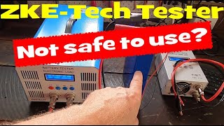 The ZKETech Battery Tester damages your battery I make the safety check [upl. by Tabib]