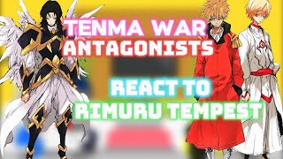 Tenma war antagonists react to Rimuru and ivarage  Gacha reaction  part 3 [upl. by Lomasi]