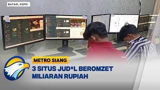 Penggerebekan Apartemen Jadi Markas Judl  Metro Siang [upl. by Maribelle480]