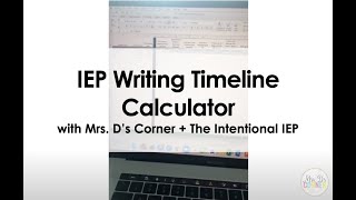 IEP Writing Timeline Calculator  The Intentional IEP [upl. by Sherurd]