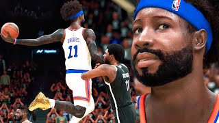 CONTACT DUNK On KYRIE IRVING In PLAYOFFS NBA 2K22 My Career Next Gen Gameplay [upl. by Notgnimer]