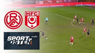 Hallescher FC verliert hochdramatisch bei RotWeiss Essen  Sport im Osten  MDR [upl. by Fablan]