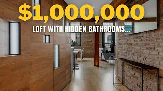 Touring 14 Million Luxurious Lofts With Hidden Bathrooms  Andrei Savtchenko [upl. by Yelsna346]