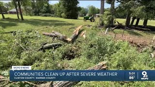 NWS EF1 tornado traveled through Warren Clinton counties [upl. by Roede]