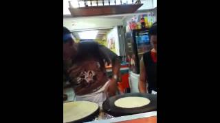 Crazy crepepancake man alcudia Mallorca Spain [upl. by Greysun871]