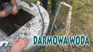 Darmowa woda na działce Podłączenie pompy hydroforowej WZ 750 Omnigena [upl. by Merwyn569]