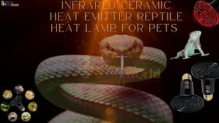 Infrared Ceramic Heat Emitter Reptile Heat Lamp [upl. by Fabi]