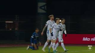 Le superbe but de Gauthier Hein qui permet la victoire de lAJA à Niort [upl. by Oicnaneb]