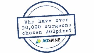 Why Join AOSpine [upl. by Elleirbag]