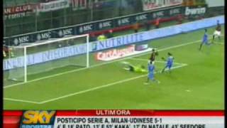 MILANUDINESE 51 SERIE A 17° GIORNATA 211208 [upl. by Arhez945]