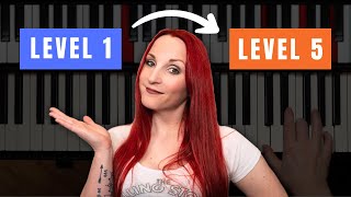 5 Levels of Pop Piano Patterns [upl. by Hsetirp443]