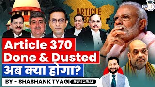 Supreme Courts Verdict on Abrogation of Article 370 Explained  What Will Happen Now  UPSC GS2 [upl. by Caundra418]