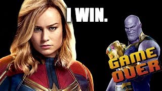 AVENGERS ENDGAME ALTERNATE ENDING RUMOR CAPTAIN MARVEL COULD BE THE ONE TO DEFEAT THANOS OR NOT [upl. by Pascha]