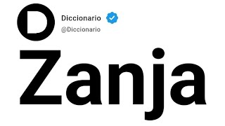 Zanja Significado En Español [upl. by Alric]