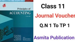 Journal Voucher in Nepali  Grade 11 class 11 journal voucher Asmita Publication [upl. by Brett]