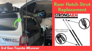 Rear Hatch Liftgate Strut Replacement  Upgrade  3rd Gen Toyota 4Runner [upl. by Eener]