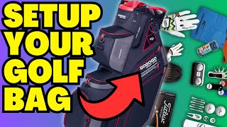 HOW TO PACK YOUR GOLF BAG BEGINNERS GUIDE [upl. by Esinyl]