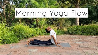 5 Min Energising Morning Yoga Flow  Everyday Morning Yoga Routine [upl. by Kenti]