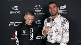 FCR 9 Zoran Milic post weighin interview  FCR MMA [upl. by Jaenicke482]