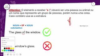 131  LEARNING THE GENITIVE CASE  INGLÊS  1º ANO EM  AULA 1312024 [upl. by Hammerskjold]