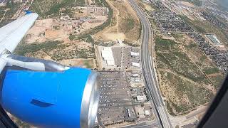 Allegiant Air A319111 takeoff from Laredo International Airport [upl. by Alehtse]