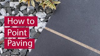 How to Point Patio Paving [upl. by Gilberte]