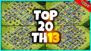 New BEST TH13 BASE WARTROPHY Base Link 2023 Top20 Clash of Clans  Town Hall 13 Farm Base [upl. by Notnil26]