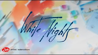 Watercolor quotWhite Nightsquot from Nevskaya Palitra [upl. by Lyrahs597]