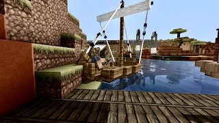 Minecraft Minecolonies Mod Multiple Styles including Cliffs Cavern and Littleton Styles [upl. by Mickey]