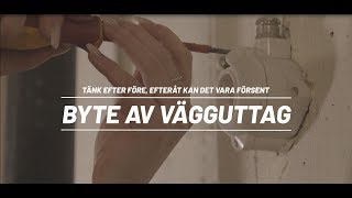 Byte av vägguttag [upl. by Sigismondo]