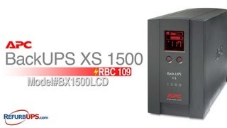 RBC109 Battery Replacement for APC BackUPS XS 1500 [upl. by Molloy684]