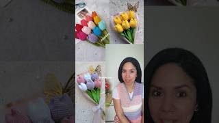 Tutorial 👆 flores tejidas a crochet crochet florestejidas [upl. by Are]