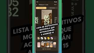 Lista de dispositivos Motorola que actualizarán a Android 15 [upl. by Varipapa]