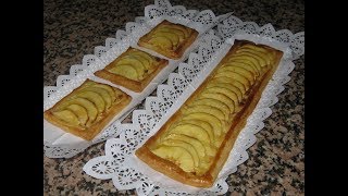 TARTA DE MANZANA CON BASE DE HOJALDRE [upl. by Ater]