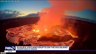 Hawaiis Kilauea volcano erupts again [upl. by Maloy]