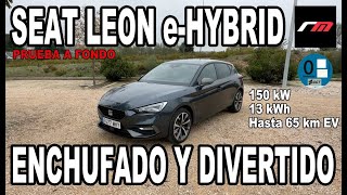 SEAT LEON eHybrid 204 CV  COMPACTO PHEV  Prueba a fondo 1 revistadelmotores [upl. by Grewitz681]