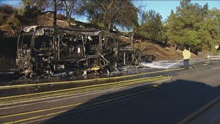 Road closure evacuations in Poway area due to vegetation fire [upl. by Eniar]