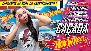 CAÇADA HOT WHEELS LOTES NOVOS TÁ LOTADO de MINIS PTBR Cleanny channel 1510 [upl. by Ocir]