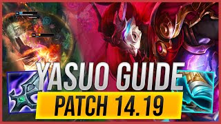 Season 14 Yasuo Guide  Best Runes and Build  Patch 1419 Split 3 Updated [upl. by Baldwin477]