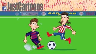 Barcelona vs Atletico Madrid Highlight in 19 Seconds [upl. by Zacek]