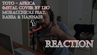 Toto  Africa  Metal Cover Reaction [upl. by Muns]