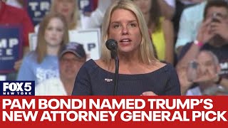 Pam Bondi named Trump’s new Attorney General pick [upl. by Aziza]