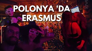 Polonyada Erasmus  Polonya Gece Hayatı kampüs ortam Olsztyn [upl. by Ashil]