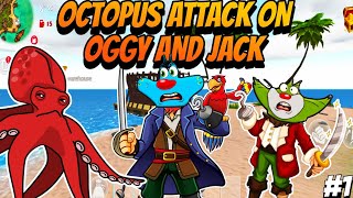 OGGY AND JACK TREPED IN TAPU  LAST PIRATE SERVIVAL GAME 1 [upl. by Bohrer]